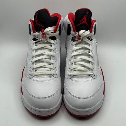 (USED) Jordan 5 Fire Red Black Tongue Size 12