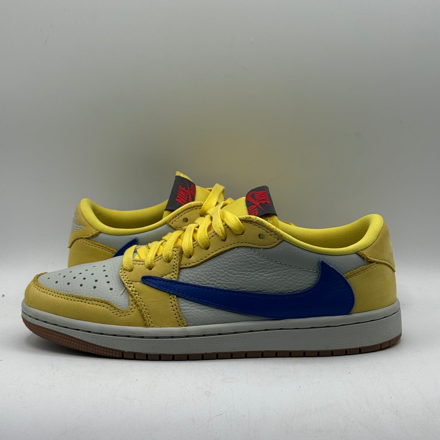 (Used) Jordan 1 Low Travis Canary Size 7W/5.5Y