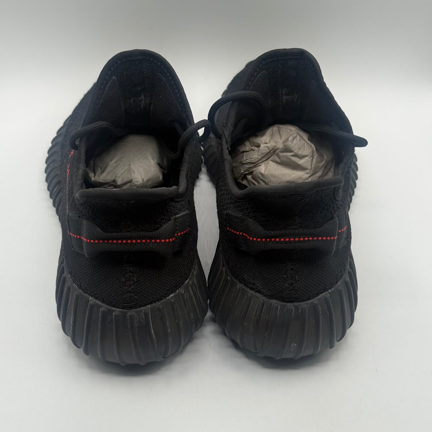 (USED) Yeezy Boost 350 V2 Black Red Size 12