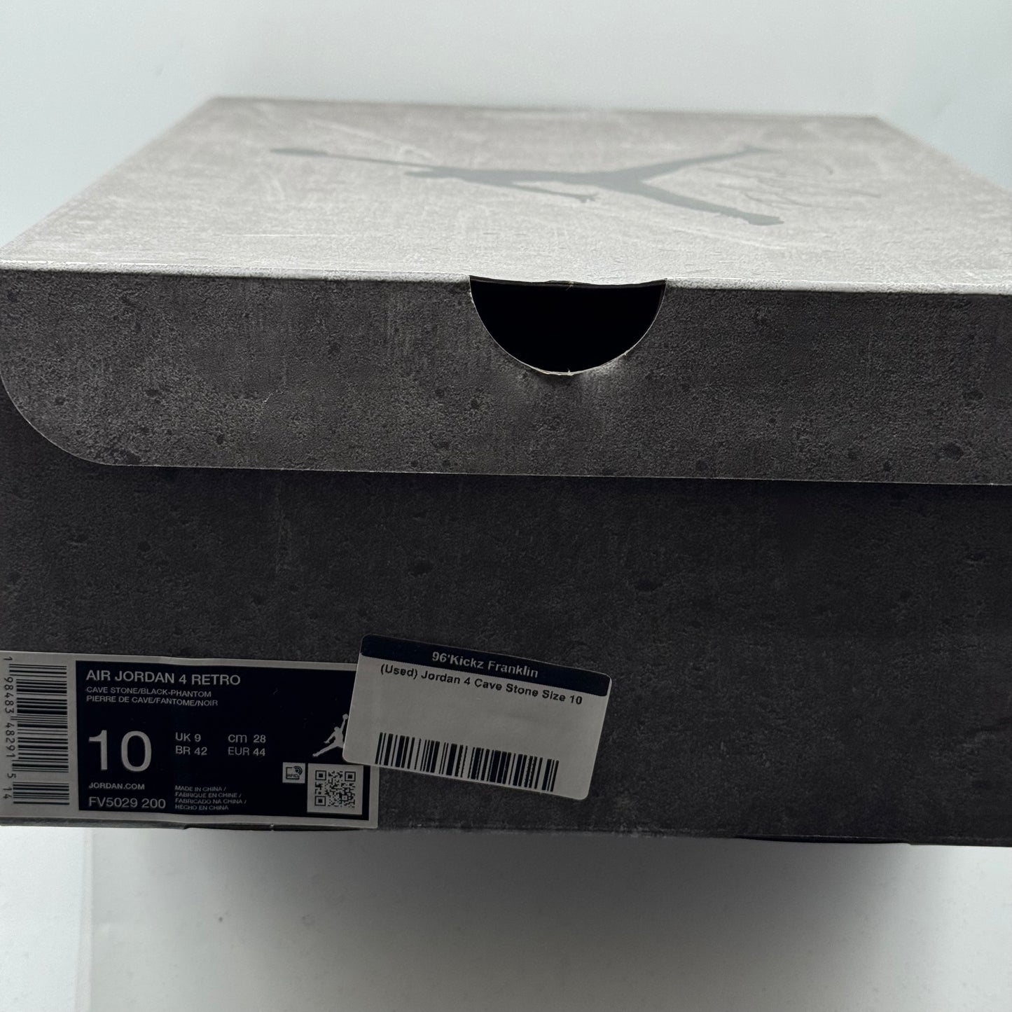 (Used) Jordan 4 Cave Stone Size 10