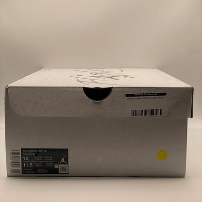 (USED) Jordan 4 White Thunder Size 10