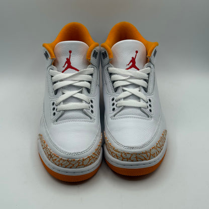 (USED) Jordan 3 Orange Citrus Size 6.5W/5Y