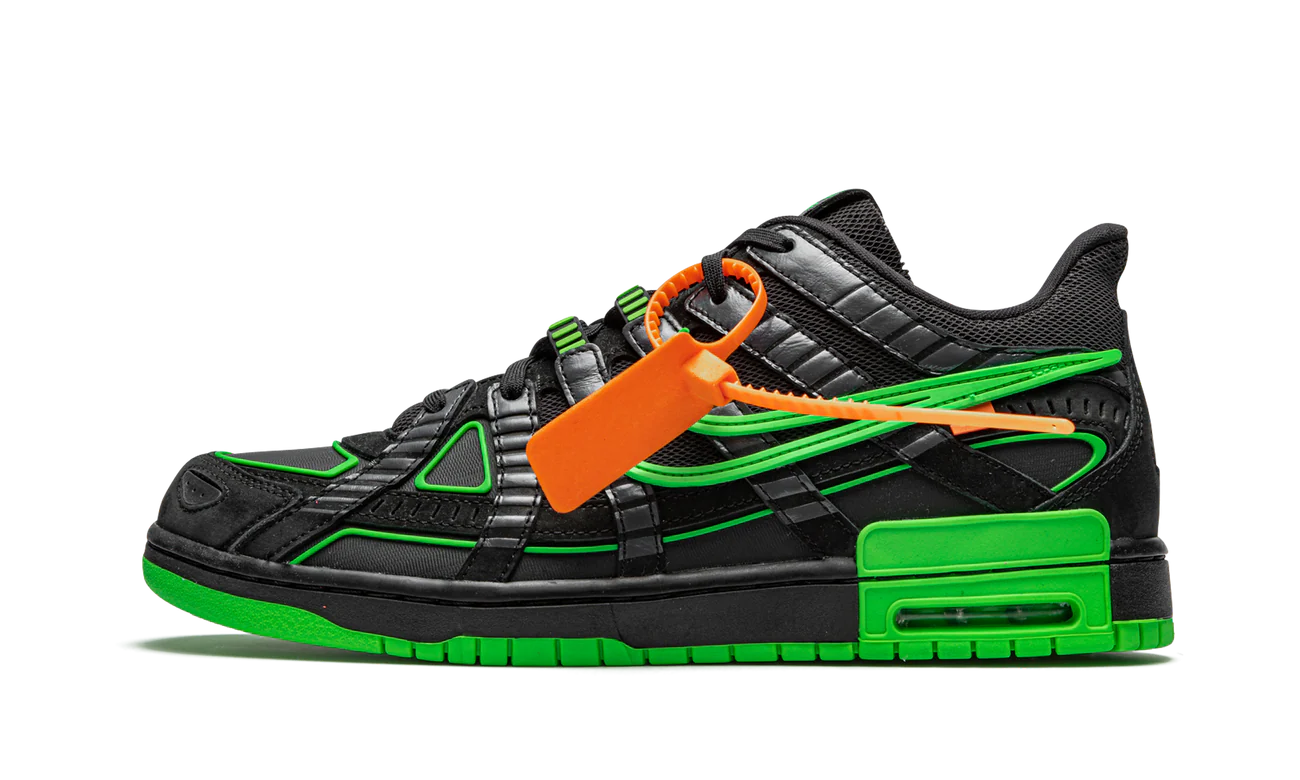 Nike Air Rubber Dunk Off-White Green Strike Size 9.5