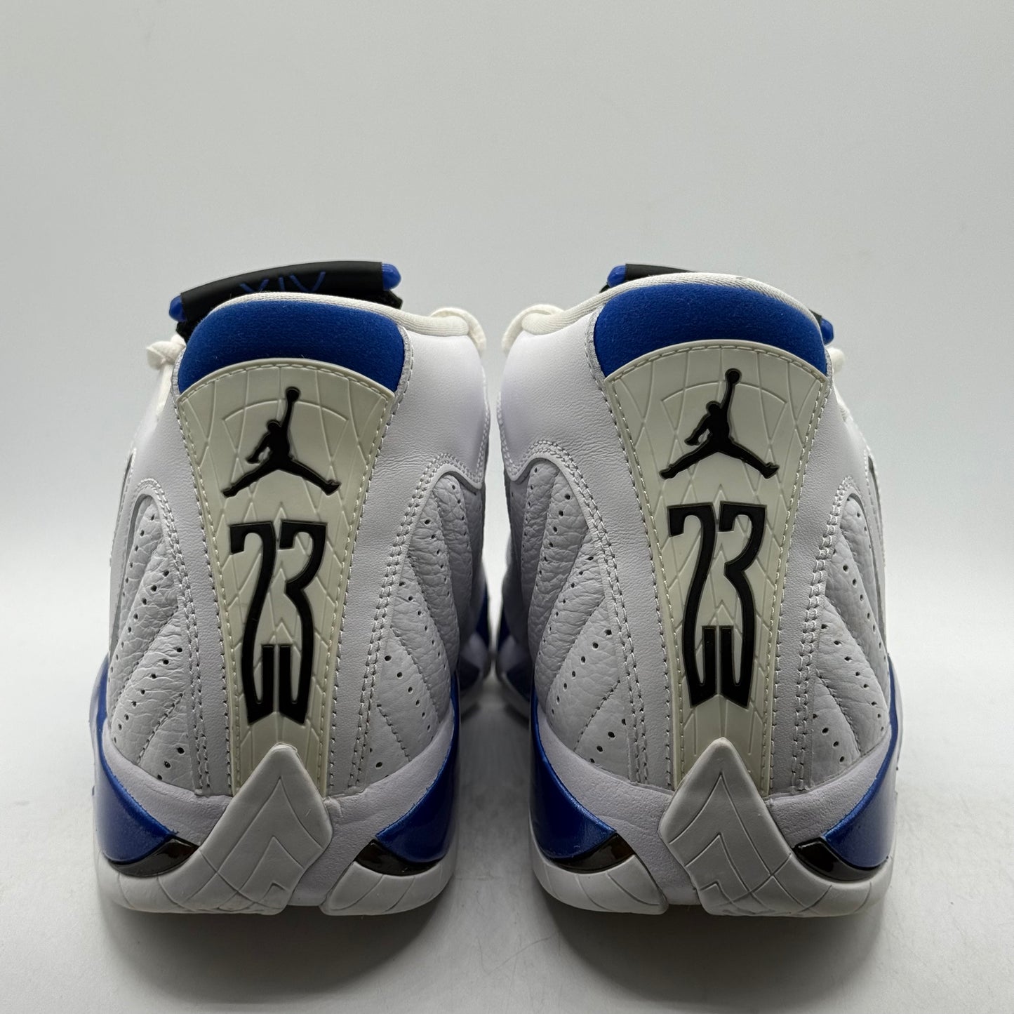 (Used) Jordan 14 White Hyper Royal Size 9