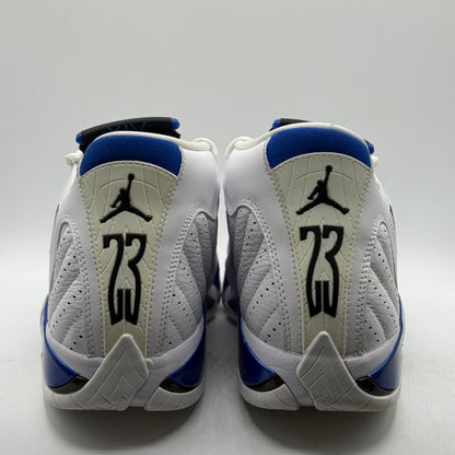 (Used) Jordan 14 White Hyper Royal Size 9