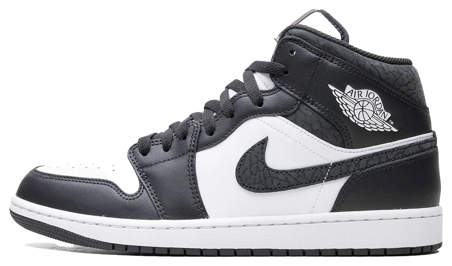 Jordan 1 Mid Panda Elephant