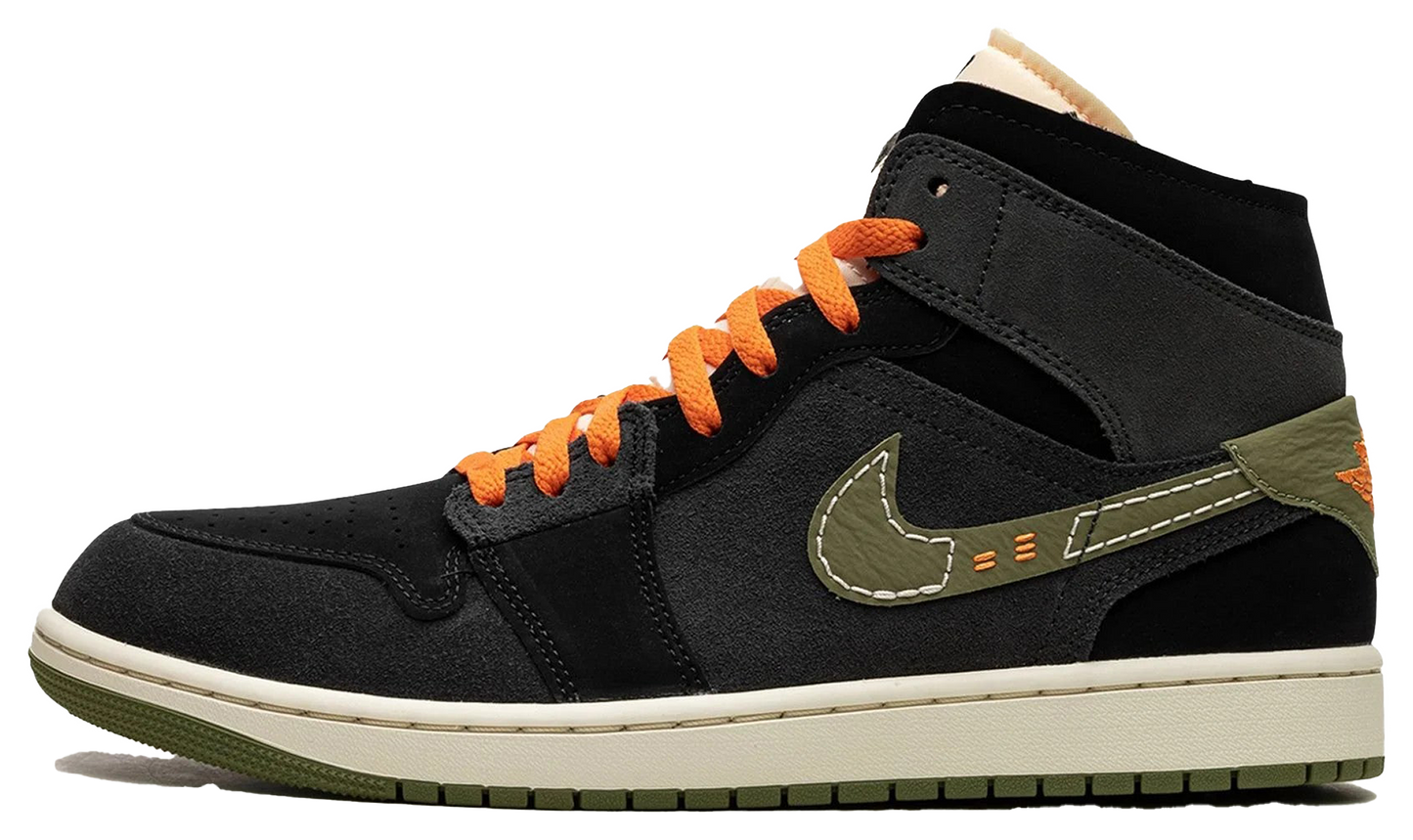 Jordan 1 Mid Craft Light Olive (GS)