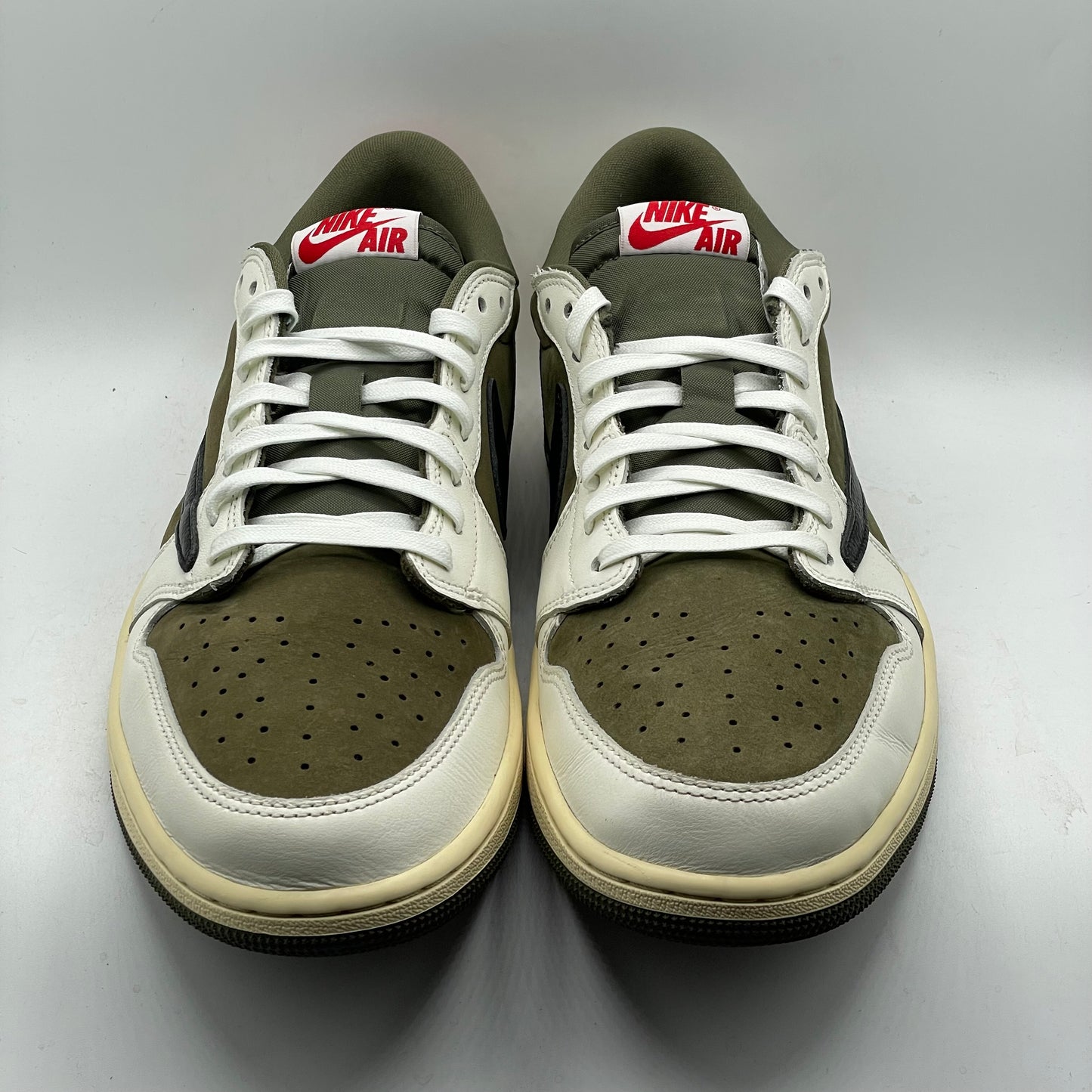 (Used) Jordan 1 Low OG Travis Scott Medium Olive Size 13