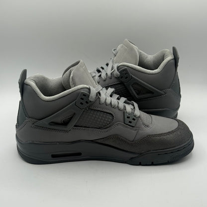 (USED, Worn Once No Box B-Grade) Jordan 4 Paris Wet Cement Size 7Y