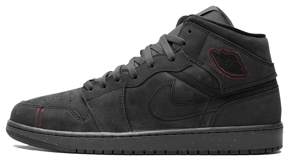 Jordan 1 Mid Craft Dark Smoke Red (GS)