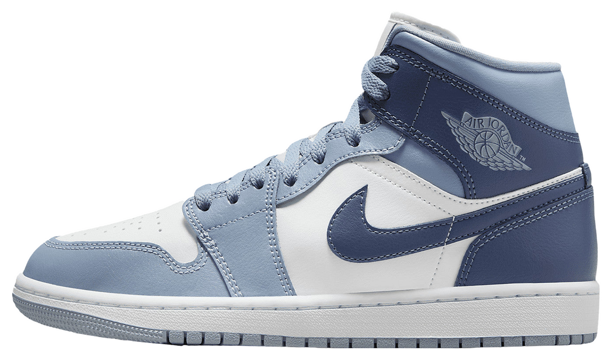 Jordan 1 Mid Sail Diffused Blue (W) Size 6.5W/5Y