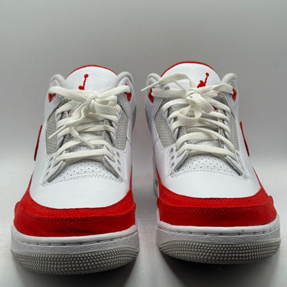 (Used) Jordan 3 Tinker White University Red Size 10
