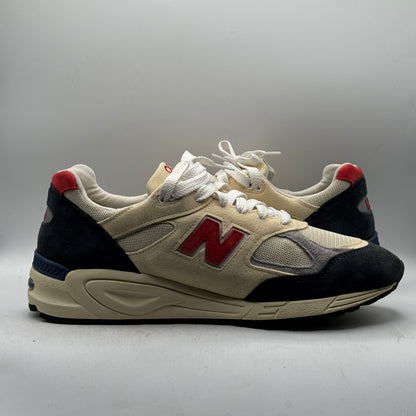 (Used) New Balance 990v2 MiUSA Teddy Santis Navy Sea Salt Size 12
