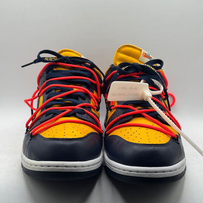 (USED) Nike Dunk Low Off-White Michigan Size 12