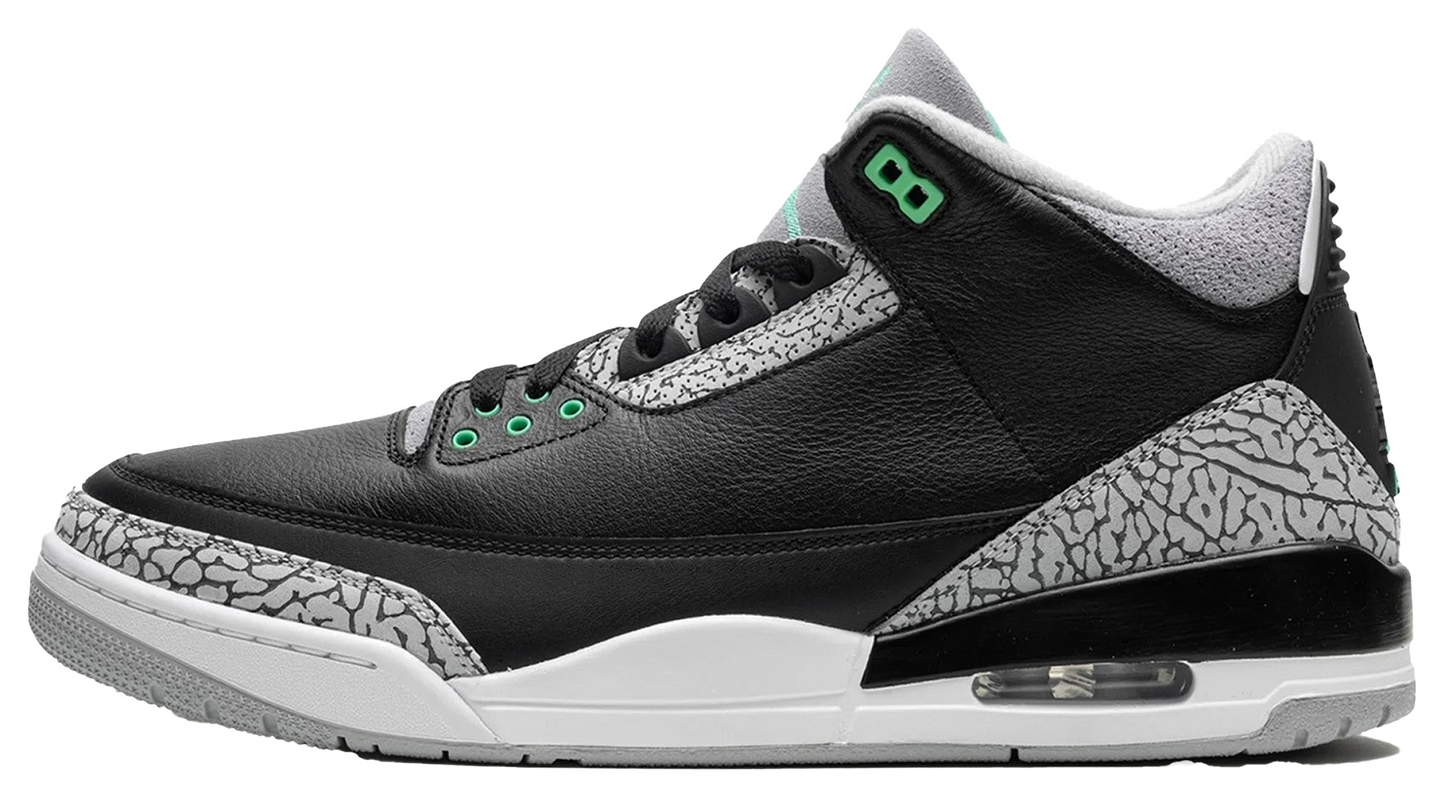 Jordan 3 Green Glow