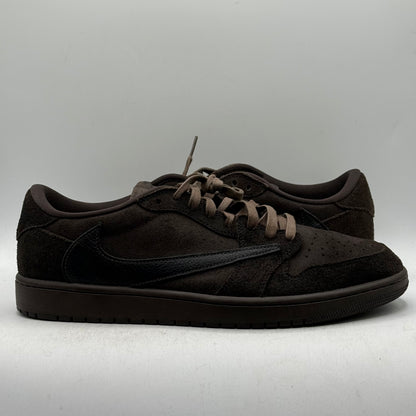 (Used No Box) Jordan 1 Low Travis Scott Velvet Brown Size 12