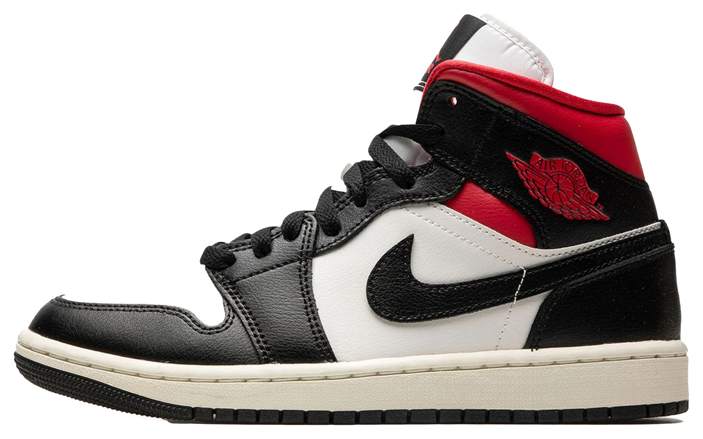 Jordan 1 Mid Gym Red Off Noir (W)