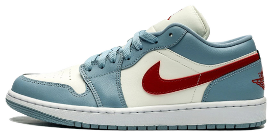 Jordan 1 Low Blue Whisper Dune Red (W)