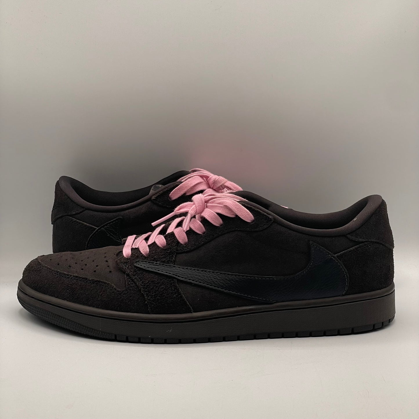 (USED) Jordan 1 Low Travis Scott Velvet Brown Size 12