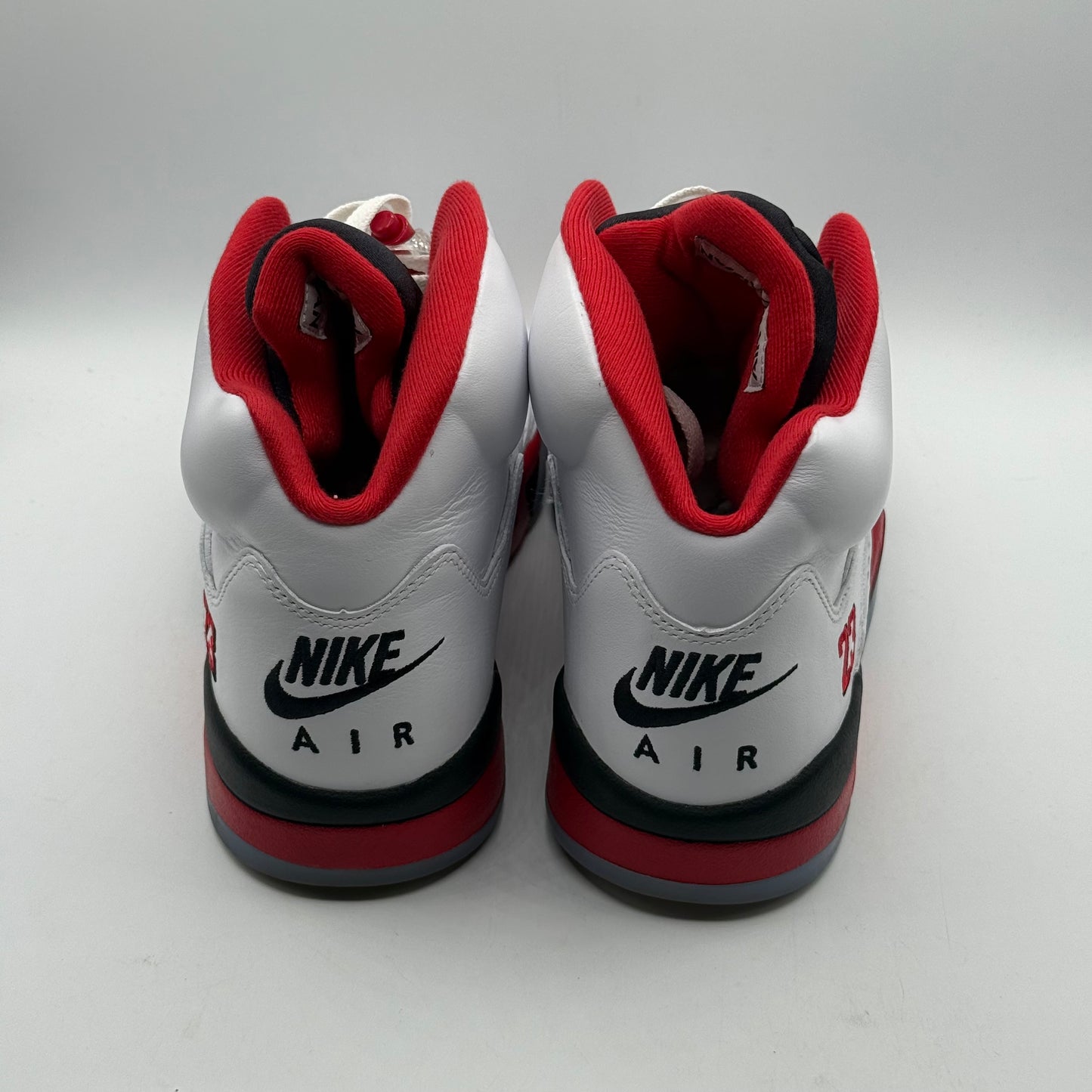 (USED) Jordan 5 Fire Red Black Tongue Size 12