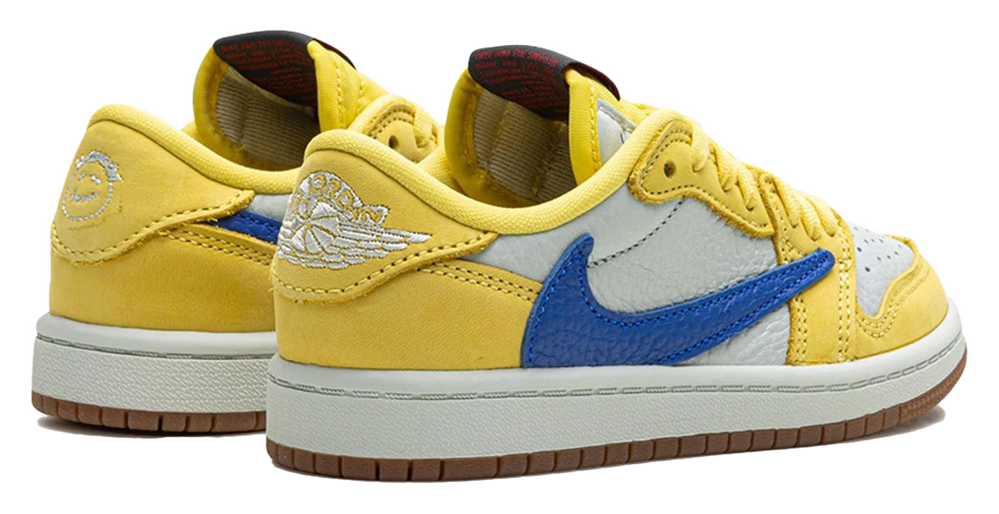 Jordan 1 Low Travis Scott Canary – 96' Kickz Jordan 1 Low Travis Scott Canary – 96' Kickz