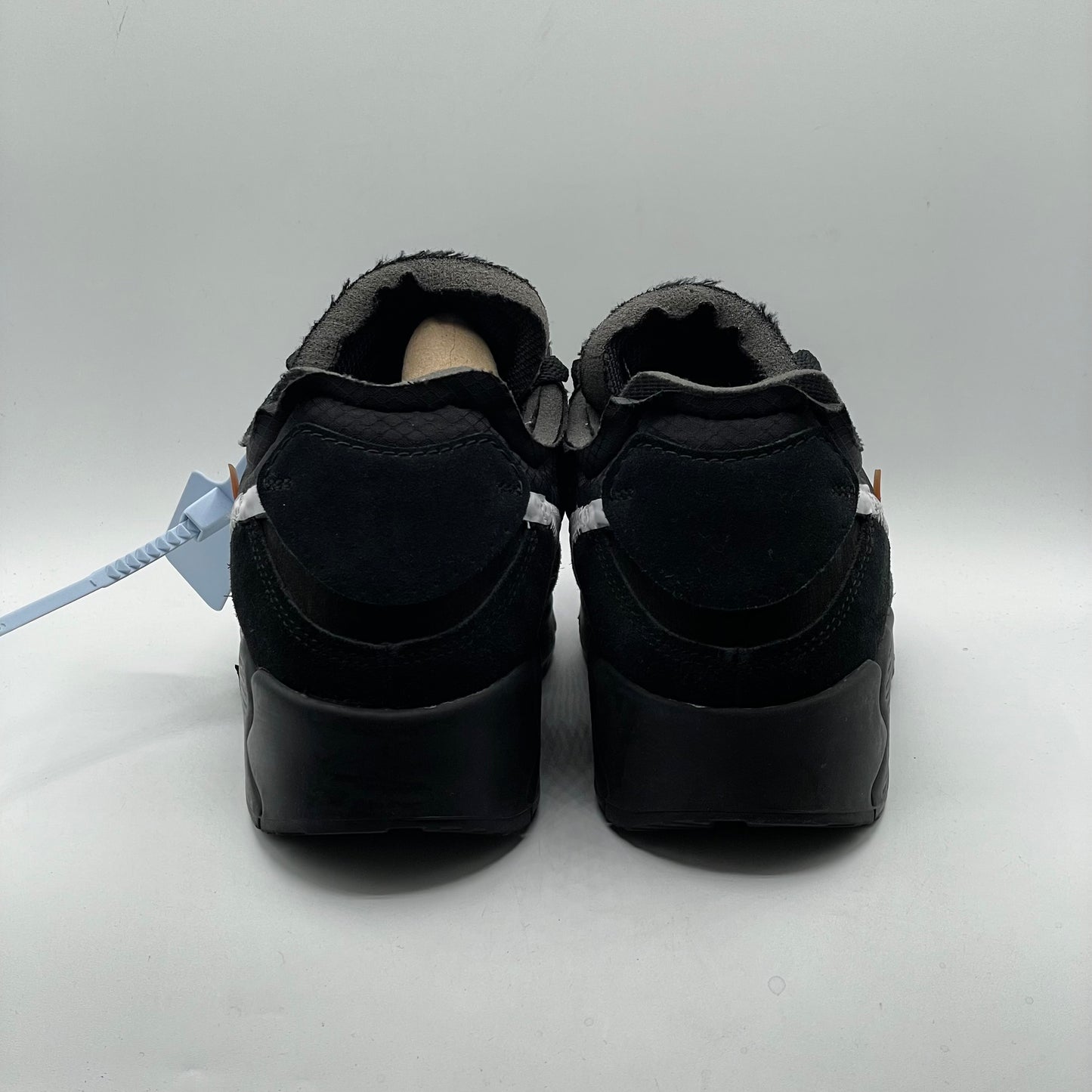 (Used) Nike Off-White Air Max 90 Black Size 9.5