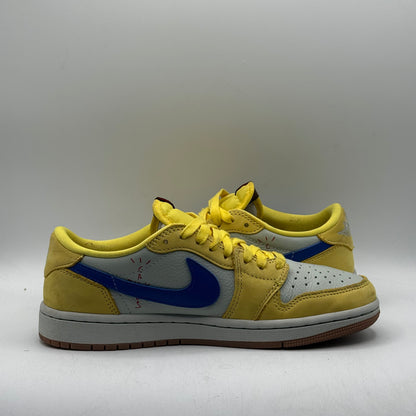 (Used) Jordan 1 Low Travis Canary Size 7W/5.5Y