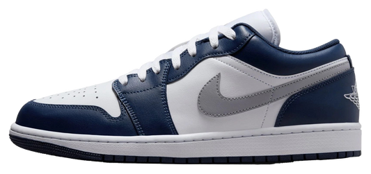 Jordan 1 Low Wolf Grey Midnight Navy