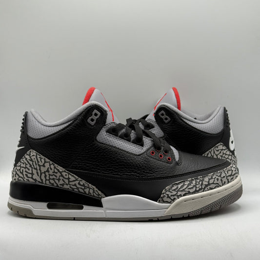 (Used No Box) Jordan 3 Black Cement (2018) Size 11