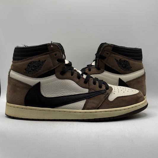 (Used) Jordan 1 High Travis Scott Mocha Size 14