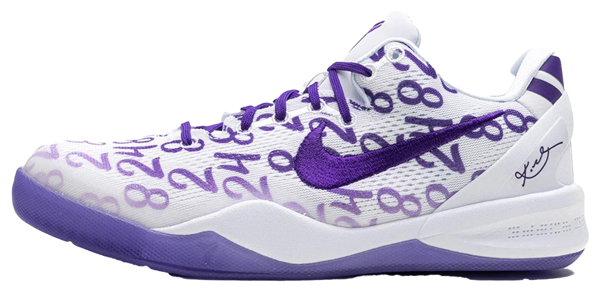 【J33762】KOBE GEIJYUTSU HONPO VOL.8 Nike Kobe 8 Court Purple – 96' Kickz