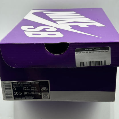 (USED) Nike SB Dunk Low Dodgers Size 9