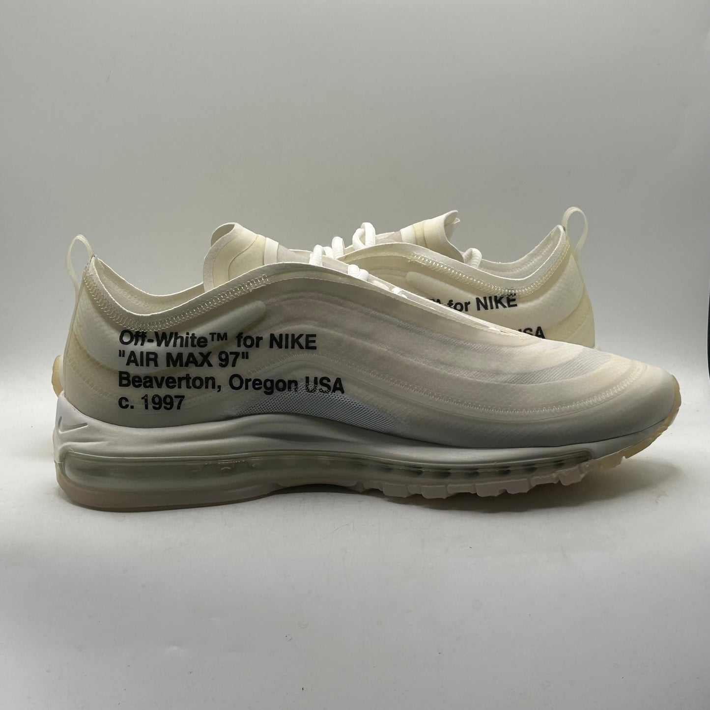 (USED) Nike Air Max 97 Off-White Size 12
