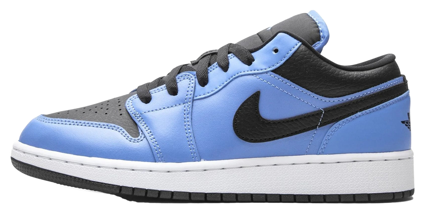 Jordan 1 Low University Blue Black (GS)