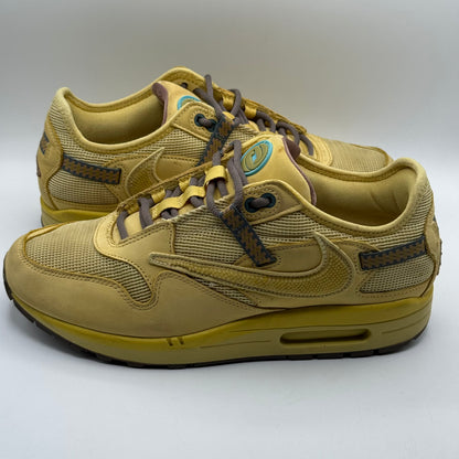 (USED) Travis Scott Air Max 1 Saturn Gold Size 10