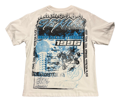 96 Kickz Blue Flame T-Shirt