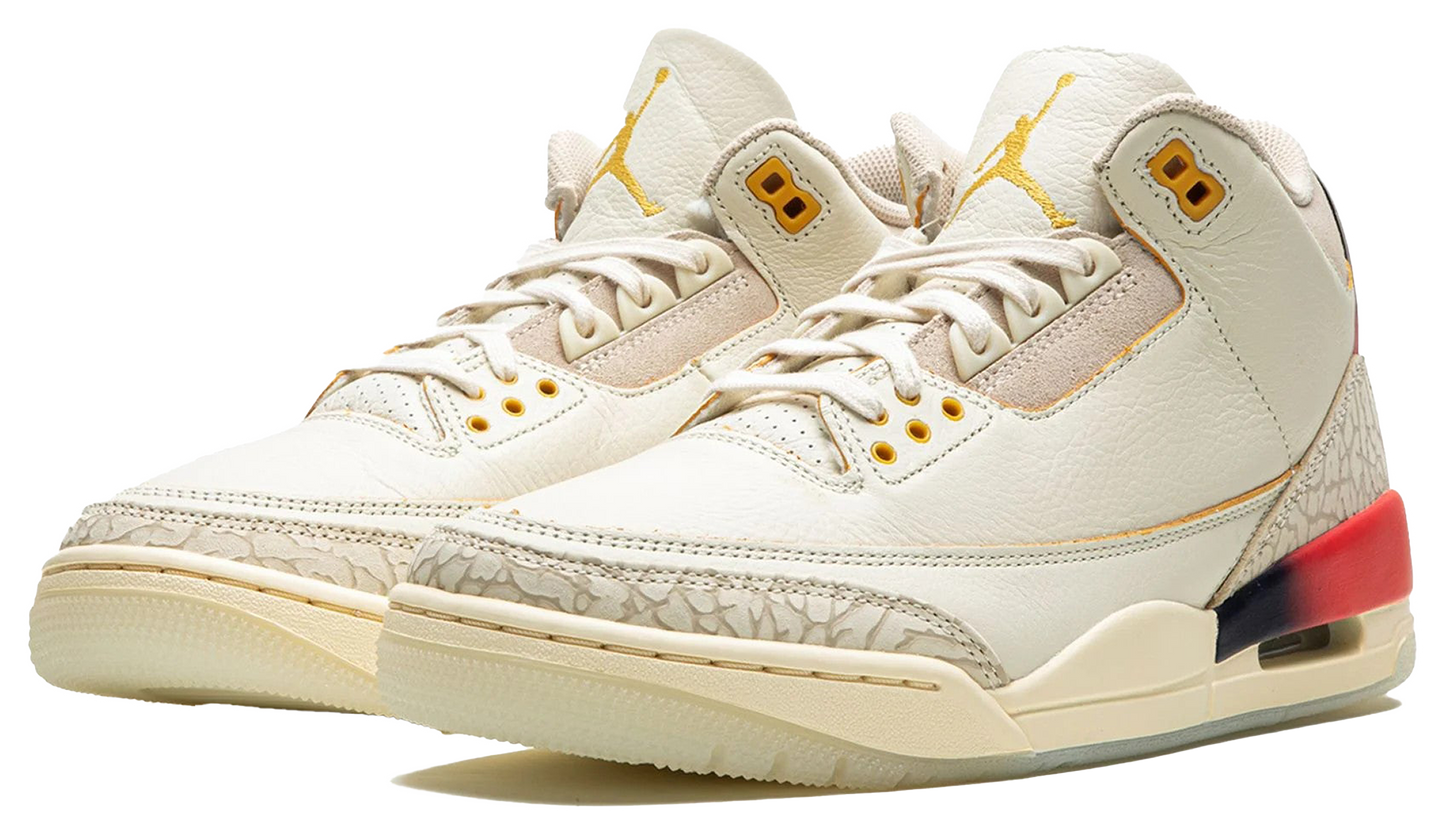 Jordan 3 J Balvin Sunset Medallion