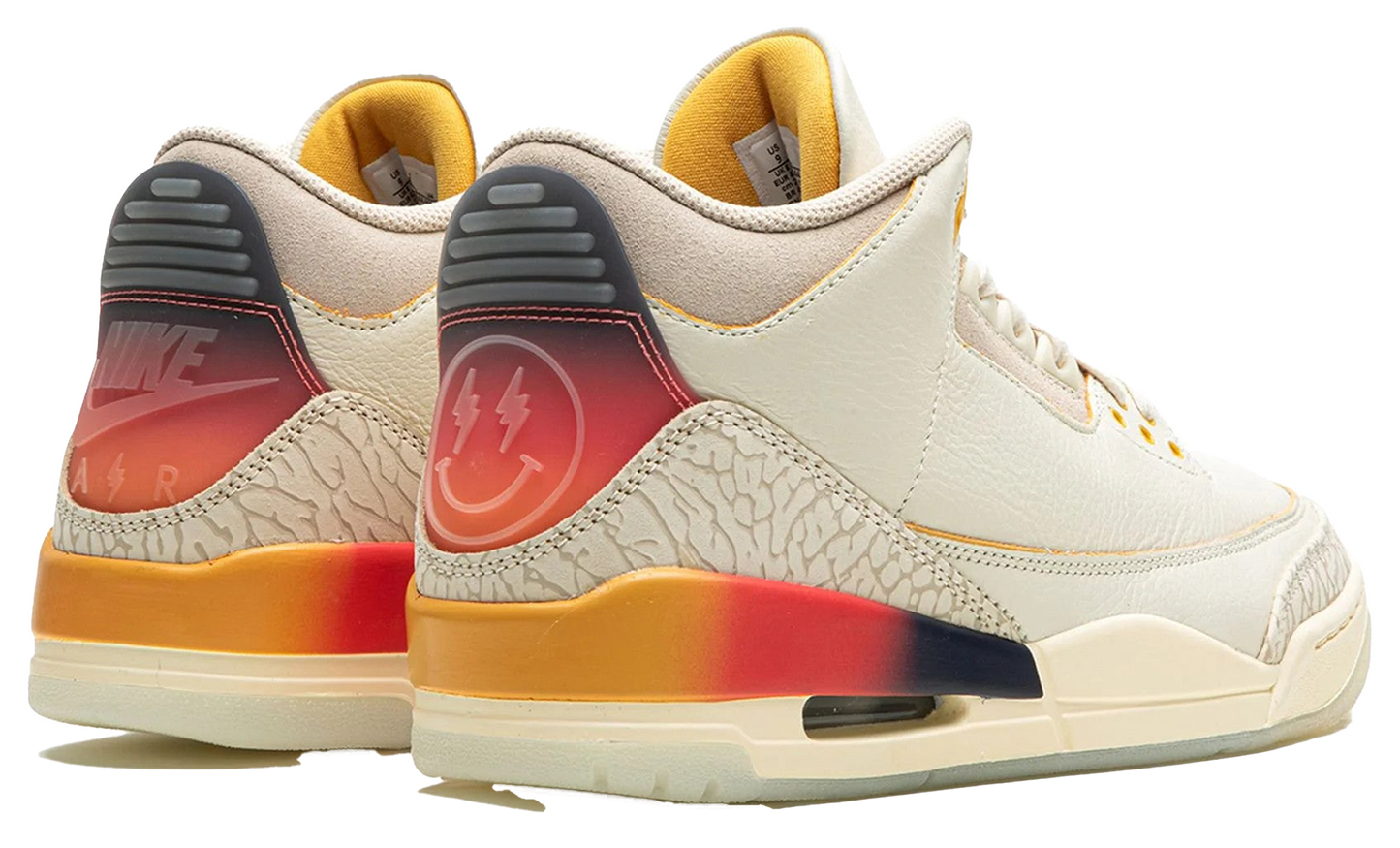 Jordan 3 J Balvin Sunset Medallion