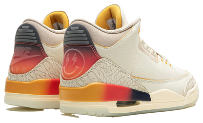 Jordan 3 J Balvin Sunset Medallion