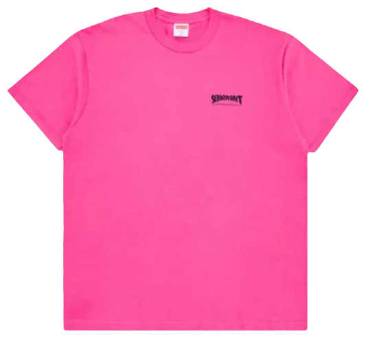 Supreme Thrasher Cross T-Shirt Fuchsia