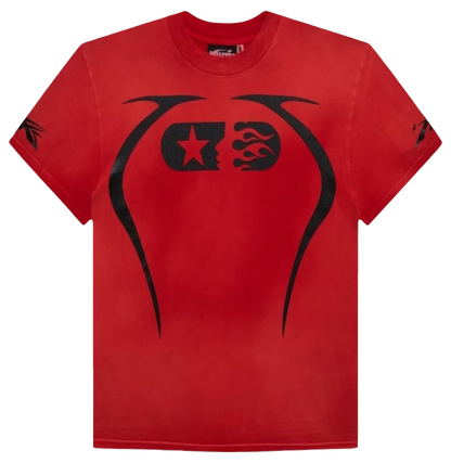 Hellstar Warm Up T-Shirt Red