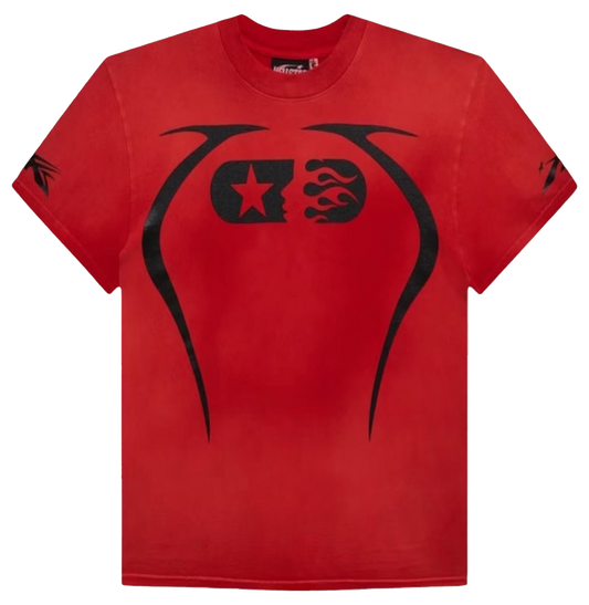 Hellstar Warm Up T-Shirt Red