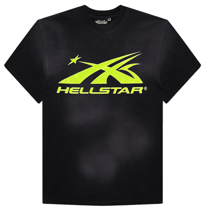 Hellstar Gel Sport Logo T-Shirt Black/Neon