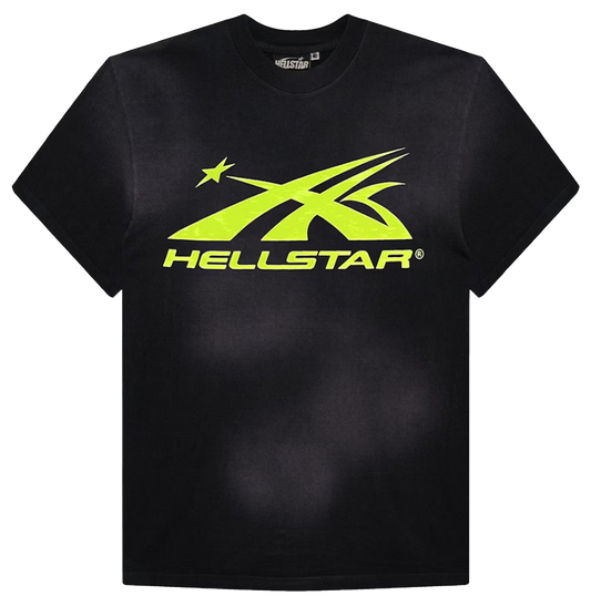 Hellstar Gel Sport Logo T-Shirt Black/Neon