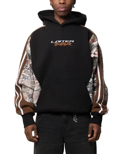 Loiter Hunter Patchwork Hoodie