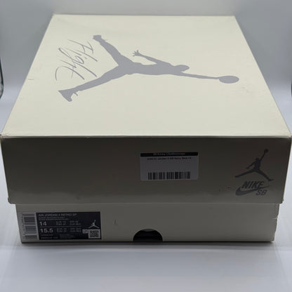 (USED) Jordan 4 SB Navy Size 14
