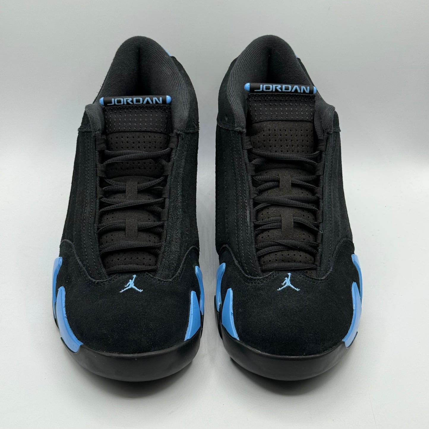 (USED) Jordan 14 Black University Blue Size 11