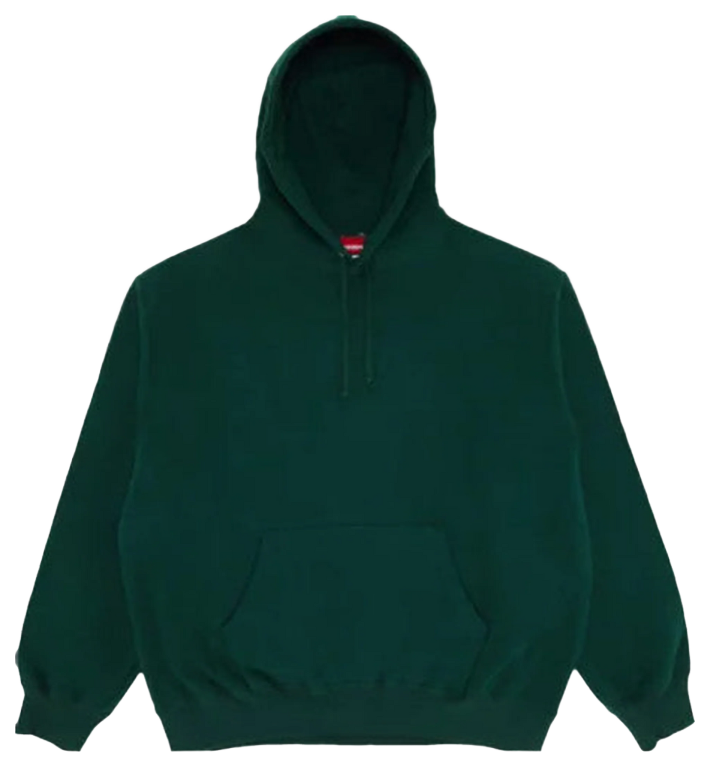 Supreme Satin Logo Hoodie Green