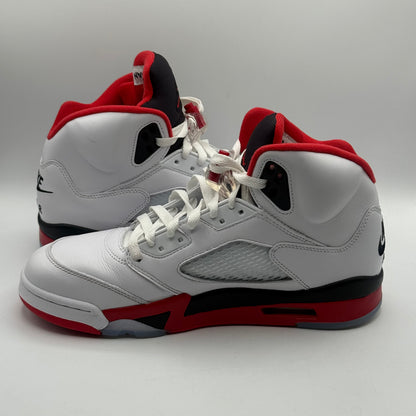 (USED) Jordan 5 Fire Red Tongue Size 9.5