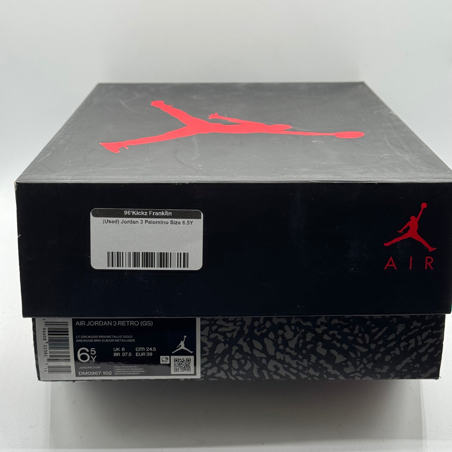 (Used) Jordan 3 Palomino Size 6.5Y